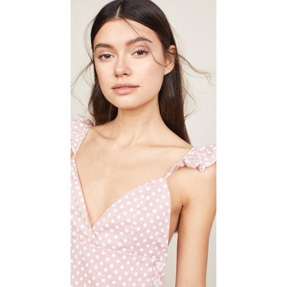 English Factory pink polka dot slip dress - Picture 3 of 9